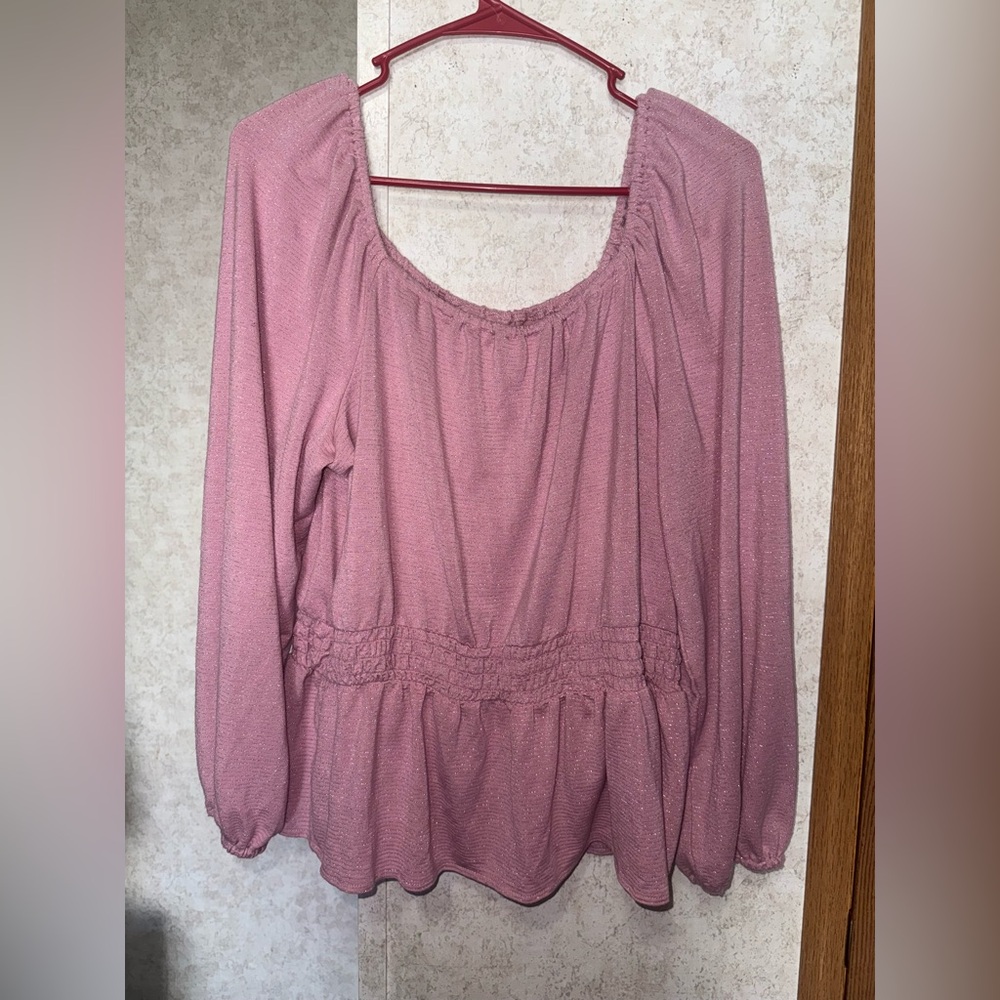 LC Lauren Conrad Mauve Blouse